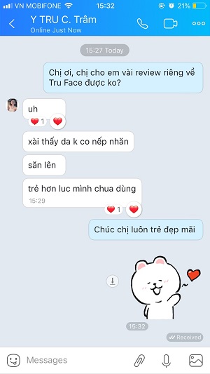 review chân thực viên tru face